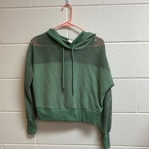 🎁3 for 15 sale!🎁 CALI sport mesh cropped hoodie